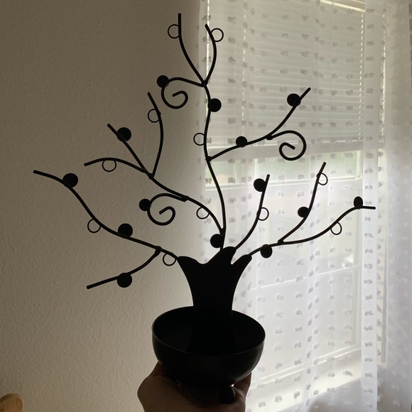 Other - black tree earring holder